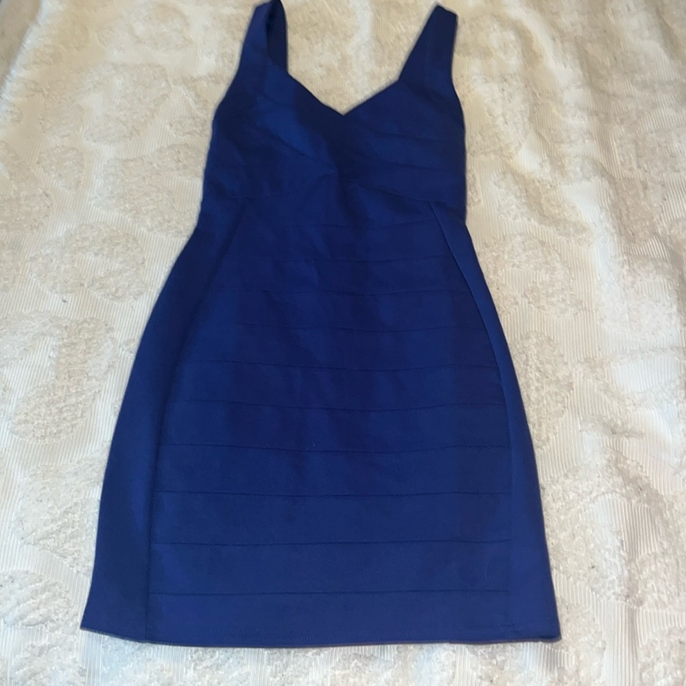 Blue Bodycon Dress S. XXS